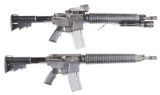 (M) LOT OF TWO: TWO BUSHMASTER XM15-E2S SEMI-AUTOMATIC WITH ACCESSORIES.