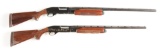 (M) TWO FINE CONDITION REMINGTON MODEL 870 SLIDE ACTION SHOTGUNS