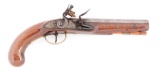 (A) A US SECONDARY MARTIAL FLINTLOCK SINGLE SHOT PISTOL.