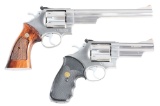 (M) LOT OF 2: SMITH & WESSON REVOLVERS.