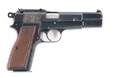 (C) WWII NAZI GERMAN BROWNING HIGH POWER SEMI-AUTOMATIC PISTOL WITH HOLSTER.