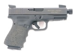 (M) HIGH CONDITION AND RARE MILITARY EXPORT GLOCK 19 SEMI AUTOMATIC PISTOL.