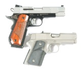 (M) LOT OF TWO: SMITH AND WESSON 1911SC AND DETONICS MC2 SEMI-AUTOMATIC PISTOLS WITH BOXES.