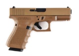 (M) GLOCK 19 GEN 4 SEMI-AUTOMATIC PISTOL.