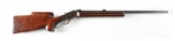 (C) CUSTOM STEVENS MODEL 44-1/2 .22 SINGLE SHOT RIFLE.