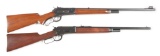 (M+C) LOT OF 2: WINCHESTER MODEL 71 & MODEL 1886 RIFLES.