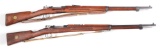 (C) LOT OF 2: CARL GUSTAF MODEL 1896 BOLT ACTION RIFLES.