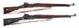 (C) LOT OF TWO: TWO POST WAR REBUILT US MODEL 1917 MILITARY BOLT ACTION RIFLES.