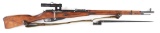 (C) RUSSIAN IZHEVSK 91/30 PU SNIPER RIFLE 1943 WITH SCOPE.