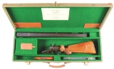 (A) E.C. GREEN SIDE BY SIDE HAMMER DOUBLE RIFLE WITH CASE.