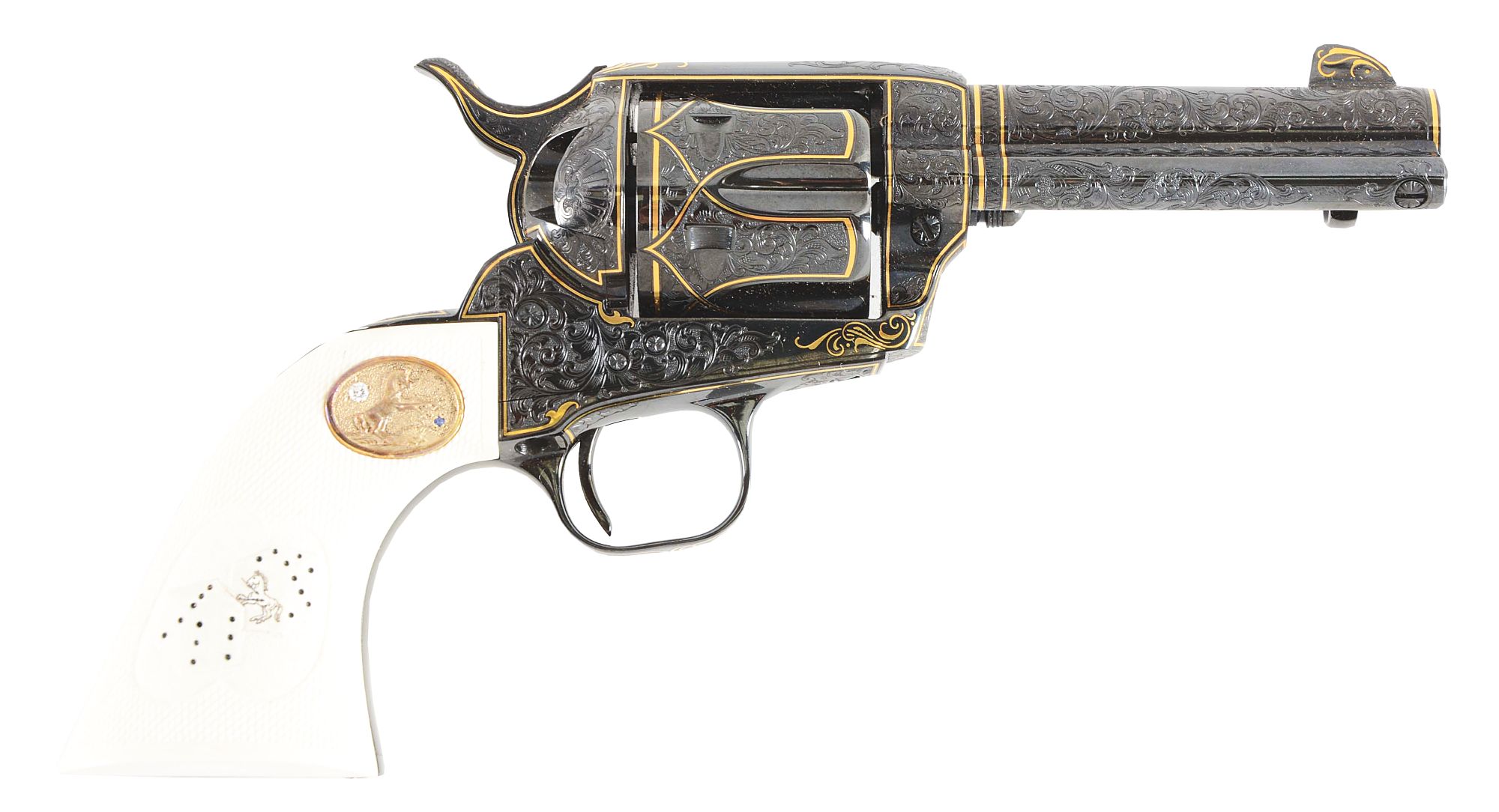 M) STEVE KAMYK, COLT MASTER ENGRAVED 