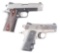 (M) LOT OF 2: KIMBER CUSTOM SHOP PRO CDP SEMI-AUTOMATIC PISTOL WITH GALCO CARRY ACCESSORIES, TOGETHE