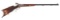 (C) A FINE AYDT SYSTEM GERMAN SCHUTZEN RIFLE WITH DEEPLY ENGRAVED ACTION, SILVER DECORATION ON BARRE