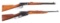 (C) LOT OF TWO: WINCHESTER 94 IN .25-35 AND WINCHESTER 95 IN .30-06.