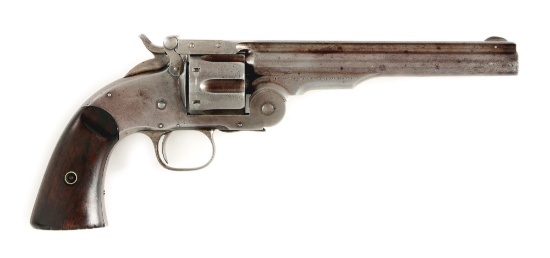 (A) US MARKED SMITH & WESSON 2ND MODEL SCHOFIELD SINGLE ACTION REVOLVER.