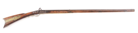 (A) HENRY ALBRIGHT PERCUSSION RIFLE.