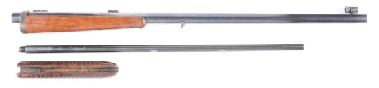 LOT OF 2: WINCHESTER 1885 AND WINCHESTER MODEL 61 TD BARRELS AND FORENDS.