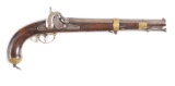 (A) SPRINGFIELD US MARTIAL MODEL 1855 SINGLE SHOT PISTOL CARBINE.