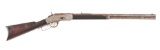 (A) WINCHESTER MODEL 1873 .38 CALIBER LEVER ACTION RIFLE (1886).