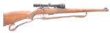 (C) ANSCHUTZ MANNLICHER BOLT ACTION RIFLE .22 MAGNUM WITH LEUPOLD SCOPE.