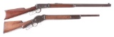 (C+A) LOT OF 2: WINCHESTER MODEL 1894 RIFLE AND WINCHESTER MODEL 1887 LEVER ACTION SHOTGUN.