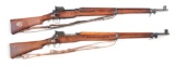 (C) LOT OF 2: 1917 BOLT ACTION MILITARY RIFLES.