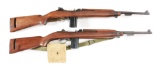 (C) LOT OF 2: I.B.M. CORP AND STD. PRO. M1 CARBINES.