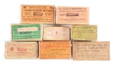 LOT OF EIGHT: EIGHT BOXES OF COLLECTIBLE AMMO.