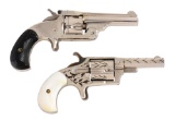 (A) LOT OF 2: 19TH CENTURY HIGH CONDITION POCKET REVOLVERS.