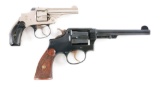 (C) LOT OF 2: PRE-WAR SMITH & WESSON REVOLVERS.