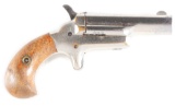 (C) CASED COLT THIRD MODEL SINGLE SHOT DERINGER.