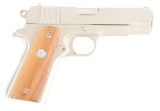 (C) COLT COMMANDER .38 SUPER SEMI-AUTOMATIC PISTOL WITH BOX.