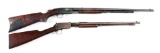 (C) TWO PRE-WAR SLIDE ACTION .22 REPEATING RIFLES: ONE REMINGTON MODEL 12-C AND ONE WINCHESTER 1906.