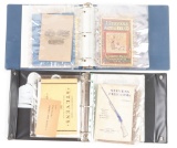 LOT OF 22: STEVENS CATALOGS (1896-1931) AND PAPERWORK.