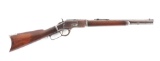 (A) PROFESSIONALLY SHORTENED WINCHESTER 1873 LEVER ACTION RIFLE 17