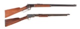 (C) LOT OF TWO: TWO QUALITY PRE-WAR .22 RIFLES FROM MARLIN AND WINCHESTER.