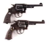 (C) LOT OF TWO: TWO SMITH & WESSON MODEL 1937 BRAZILIAN CONTRACT N-FRAME REVOLVERS.