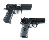 (M) LOT OF TWO: IMI JERICHO 941 FL POLYMER SEMI-AUTOMATIC PISTOL WITH ACCESSORIES TOGETHER WITH A BE