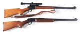 (M) LOT OF 2: MARLIN MODEL 39 .22 LEVER ACTION RIFLES.