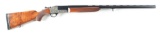 (C) ROY VAIL CUSTOM SINGLE BARREL TRAP 12 BORE SHOTGUN.