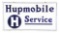 Hupmobile Automobiles Service Porcelain Sign.