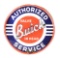 Buick Valve In Head Authorized Service Porcelain Neon Sign On Metal Can.