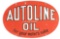 Autoline Motor Oil Porcelain Service Station Sign.