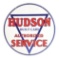 Hudson Built Cars Authorized Service Porcelain Sign.