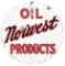 Nor'west Oil Products Porcelain Curb Sign.