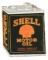 Shell Motor Oil Die Cut Porcelain Sign.