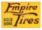 Empire Tires Sold Here Tin Flange Sign.