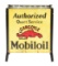 Mobiloil Gargoyle Authorized Quart Service Tin Oil Bottle Rack.