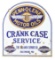 Penn O Lene Motor Oils Crank Case Service Porcelain Tombstone Sign.