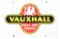 Vauxhall Motor Cars Sales & Service Porcelain Sign.
